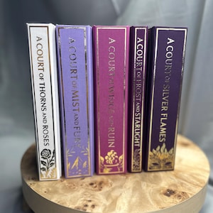 Special Edition ACOTAR Rebound Books 1-5 - Choose color variations - sold as set or separately - Made to Order