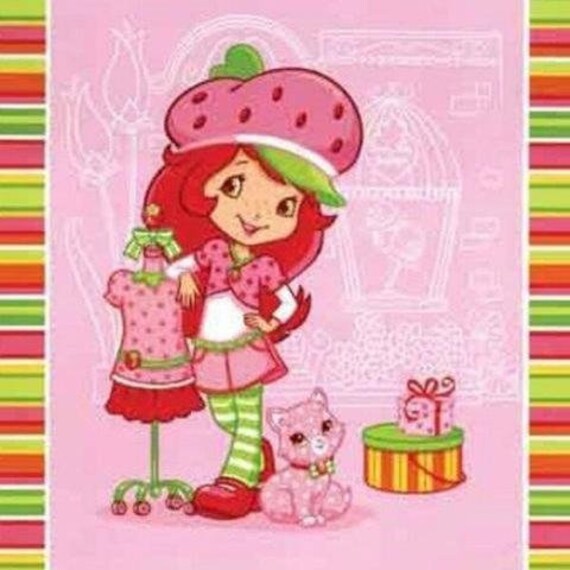 strawberry shortcake crib bedding