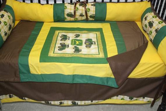 john deere crib sheets