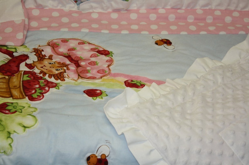 Wow 6 Piece Set Strawberry Shortcake Baby Crib Bedding Etsy