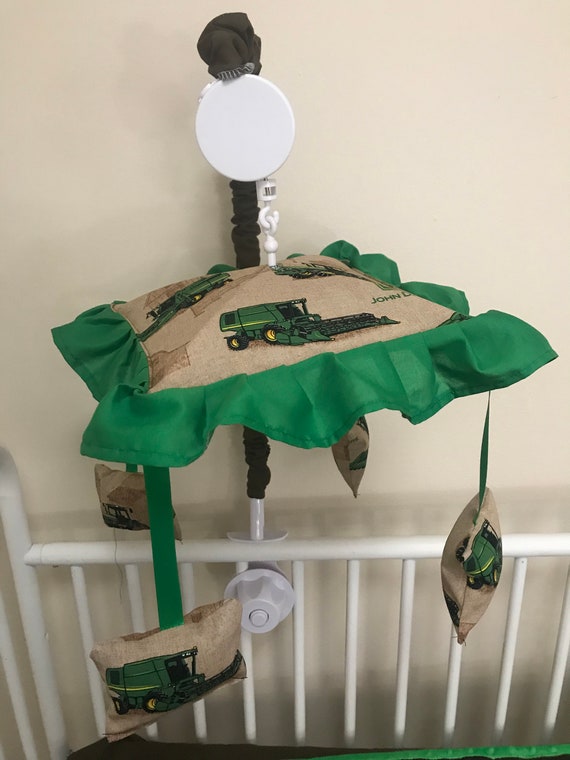 John Deere Musical Crib Mobile Etsy