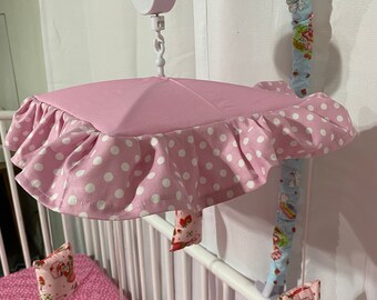 Strawberry Shortcake Ruffled Musical Crib Mobile