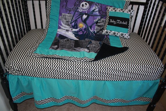 nightmare before christmas baby crib bedding