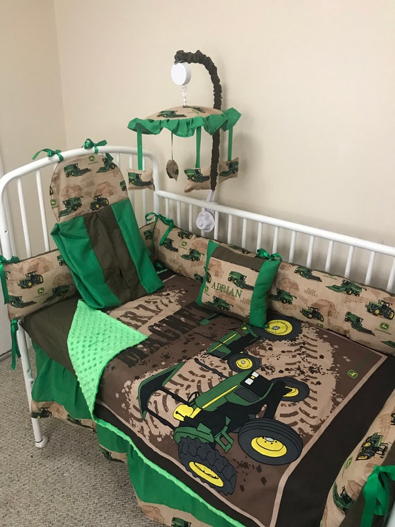 Wow 5 Piece John Deere Tractor Crib Bedding - John Deere Tractor Baby Bedding Wow 5 Piece John Deere Tractor Crib Bedding - John Deere Tractor Baby Bedding