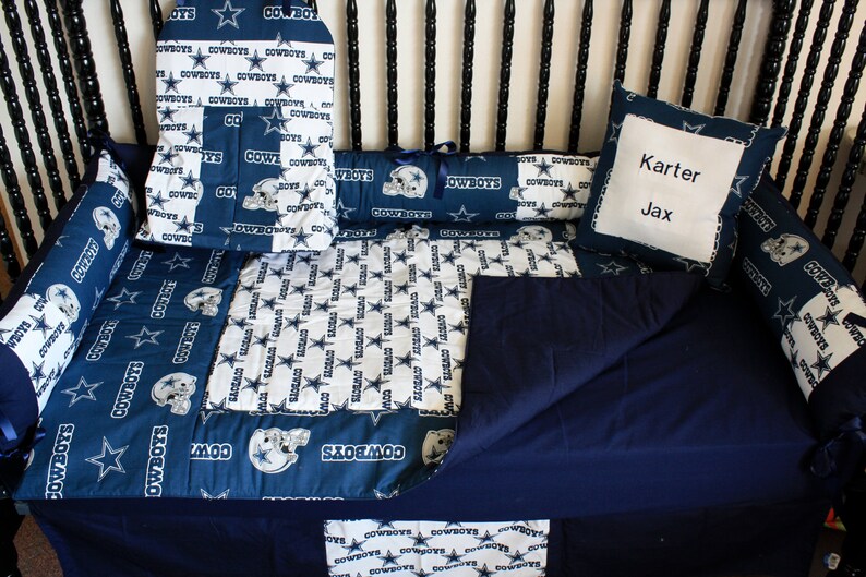 dallas cowboys crib bedding