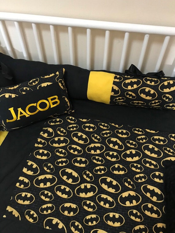 batman crib sheets