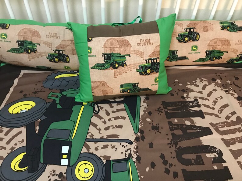 WOW 5 Piece John Deere Tractor Crib Bedding Etsy
