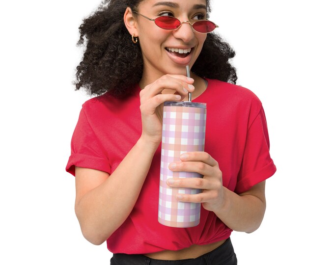Pastel Paid Stainless Steel Tumbler