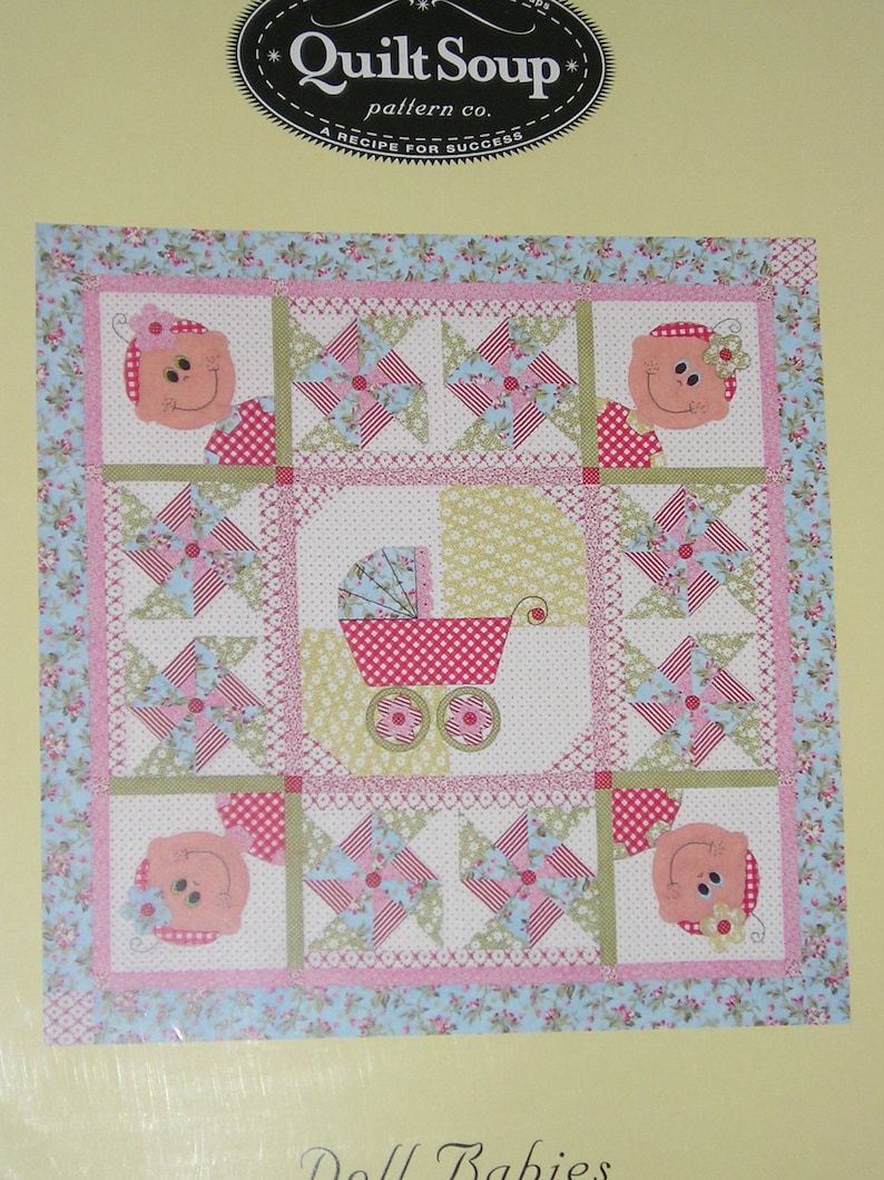 Doll Babies Quilt Pattern by Quilt Soup Babies Pinwheels Etsy