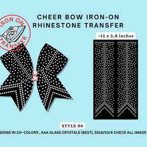 Cheer bow Strass Applikationen, Hot-Fix Strass Applikationen, Strass Applikationen, Strass Applikationen, Strass Applikationen, Strass Applikationen