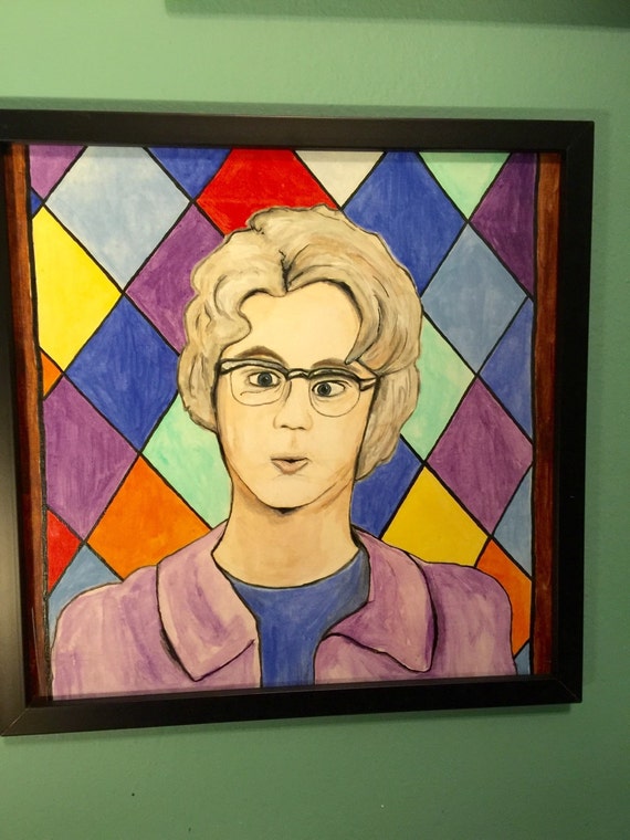 Snl Church Lady Dana Carvey Fan Art Painting Etsy