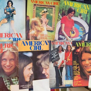American Girl Teen Magazine Lot 1970’s Ad Fashion Life Girl Scouts 7 Piece Vintage USA