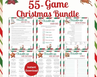 Juegos navideños imprimibles, juegos navideños para adultos y niños, juegos navideños para la oficina, juegos navideños para grupos