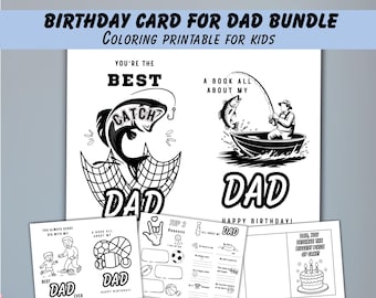 Huxters DIY Geburtstagskarte Für Papa – Lustige Vatertagskarte Mit Persönlicher Note & Hochwertigem 350g/m² Papier