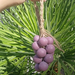 Handmade Grape Soap – Fruit Soap Cluster with Olive Oil & Lemon | Cute Guest Soap, Bathroom or Kitchen  Decor, Handcrafted Gift 150g