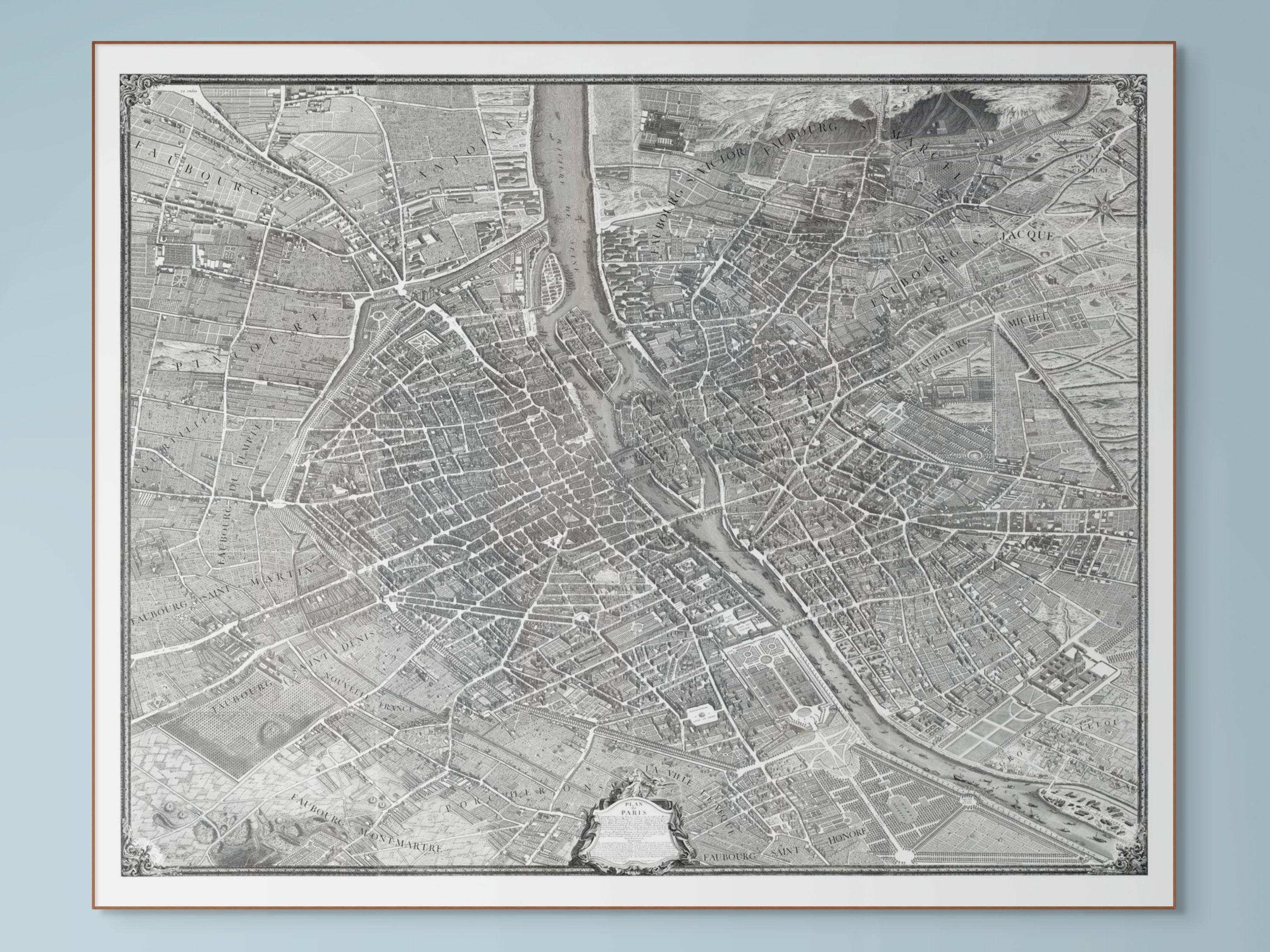 Turgot map - Etsy 日本