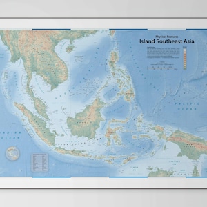 Landkarte der Inseln Südost-Asiens