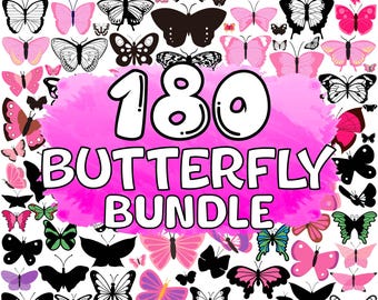 Butterfly SVG Bundle: Layered Files for Cricut & Silhouette (Digital Download)