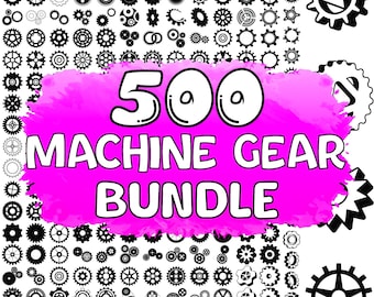Gear SVG Bundle: Mechanical Cogs, Laser Cut Files (Digital Download)