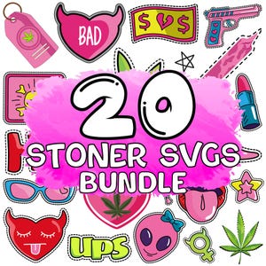 Stoner Svg Bundle, Weed SVG PNG, Pot Leaf Svg, Smoke weed Svg, Cannabis Svg, Trippy Svg, Pot Svg, Rolling tray Svg, Weed Leaf,Cut for Cricut