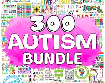 Autism Awareness SVG Bundle: Love & Support (Digital Download)