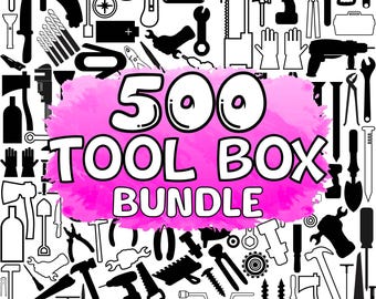 Tools SVG Bundle: Mechanic, Carpenter Clipart (SVG, PNG)