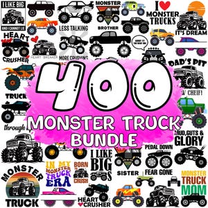 Monster Truck Svg, Layered Monster Truck SVG, Monster Truck SVG Files, Monster Truck Clipart, Cut File For Cricut, Silhouette, PNG,Truck svg