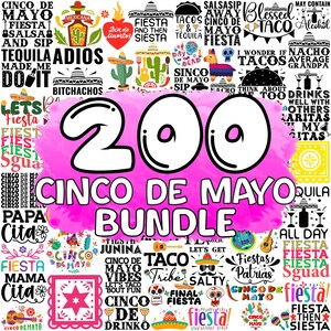 Bundle SVG Cinco de Mayo, Cinco De Mayo PNG Bundle, Fiesta Gnomes SVG, fichiers de coupe mexicains, fichiers de coupe pour Cricut, téléchargement immédiat, numérique