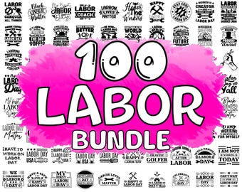 Labor Day SVG Bundle, Skilled Labor, Sublimation Art (Cut Files)