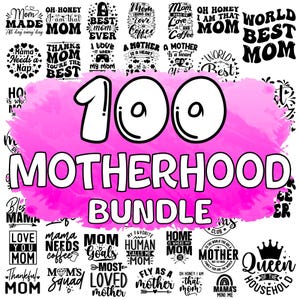 Mother Hood PNG SVG, Trendy Mama Png, Mom Life PNG, Mothers Day, Mom Png, Motherhood Png, Cool Mom Club, Digital Png Download, Cutfiles, Art
