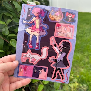 Tragic Magical Girl Sticker Sheet
