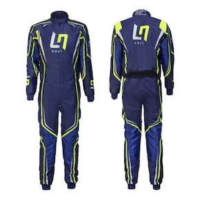 Hand Made Go Kart Racing Suit CIK/FIA Level 2 standard Customize Race Suit In All Sizes with option to add own logos + Free Shipping