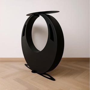 Metal Table Legs Round Modern Steel Base for Dining Table Handmade Furniture Gift for Interior Lovers Custom Made Steel Table Base