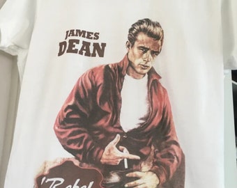 Details about   James Dean 1950's Icon American Dream 1931-1955 Adult T Shirt 