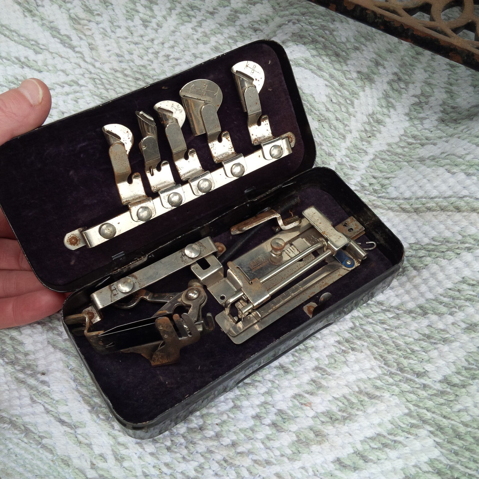 Improved Eldredge Rotary Treadle Sewing Machine Table