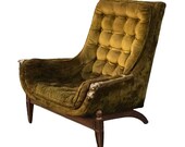 Enjoy Your Tuesday Vintage Green Castro Convertibles Arden Chair Mid Century Modern Armchair Free Local Pick Up Cash Discount