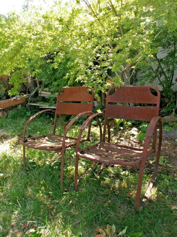 Old outlet patio chairs