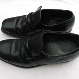 Vintage 70's Florsheim Men's Black Leather MOD Western Boot