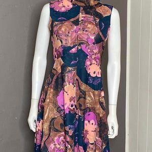fitted lace wedding dress Viola Brown Long Sleeve Mini Dress - US 10