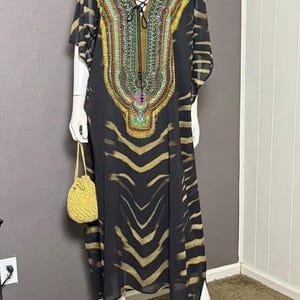 slim fit dress slacks Emerald Green & Gold Sequin Moroccan Kaftan – The.moroccan.caftan main image 0