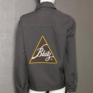 Vintage 1940's Eisenhower Jacket from Miyabi Brown Blatz Beer Back Patch S/M