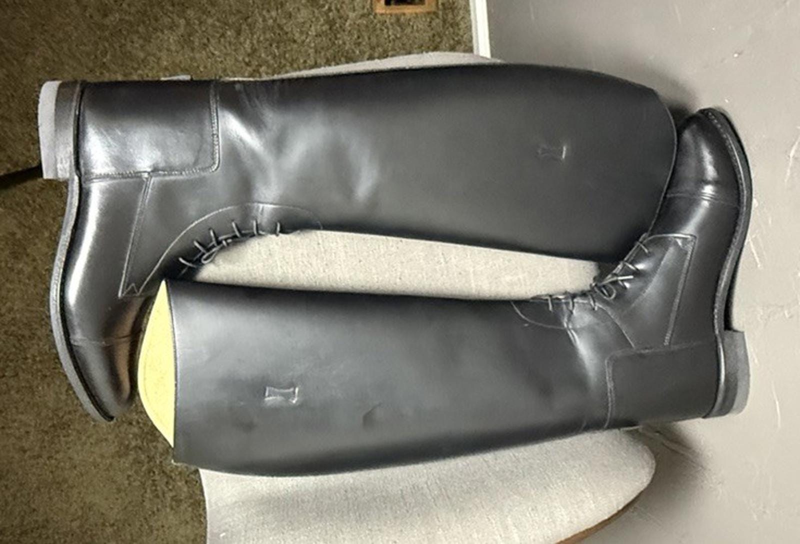 Effingham by Bond Boot Co. Tall equestrian dress boot Effingham By Bond Boots Co. Black Leather Equestrian Riding  main image 4