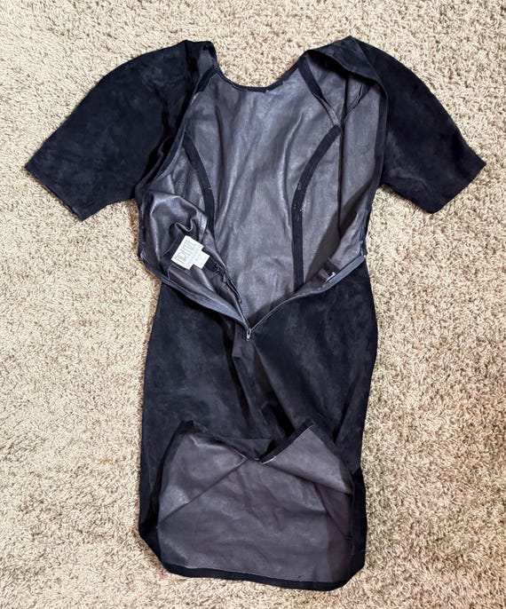 suede black dress Idyllwind Women's Lady Bird Faux Suede Mini Dress