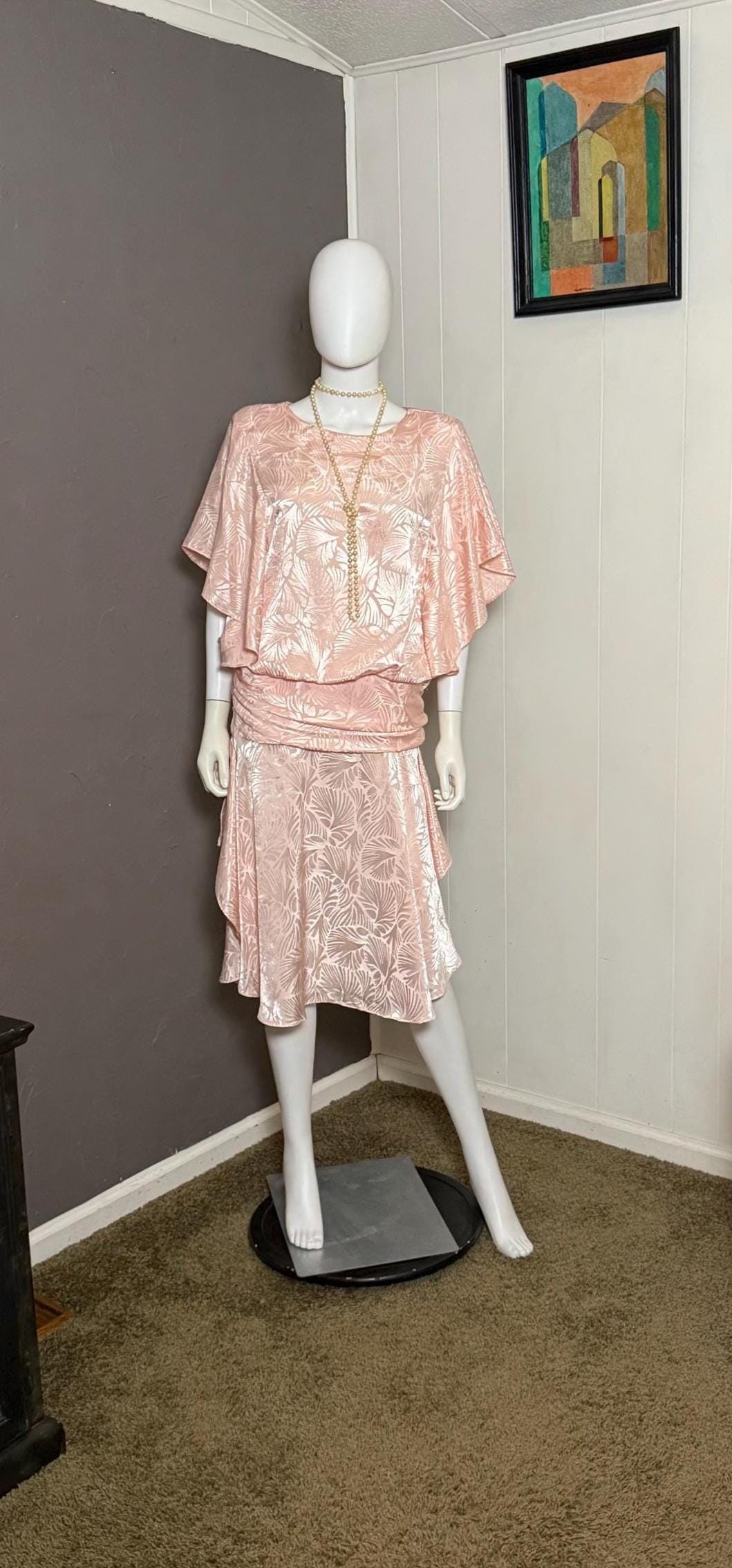 Drop Waist 1920s Dress - Etsy UK