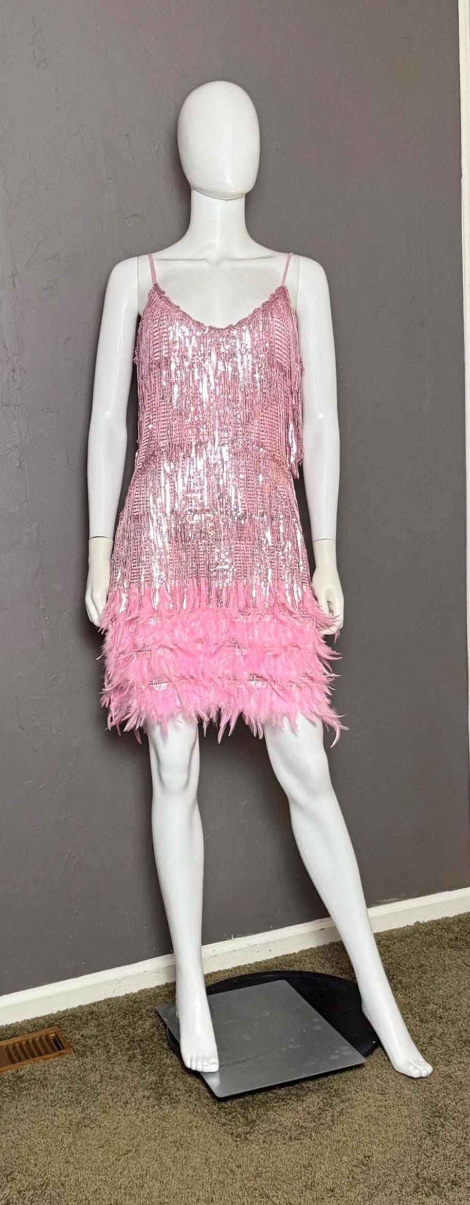 Pink Flapper Dress - Main Image