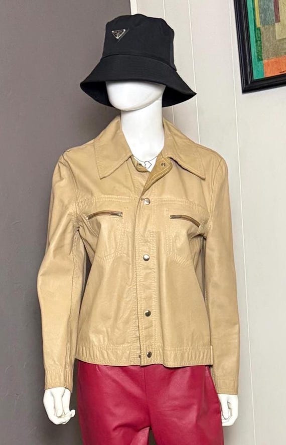 Vintage 1970's Reversible Micro-Suede Trucker Jac… - image 5