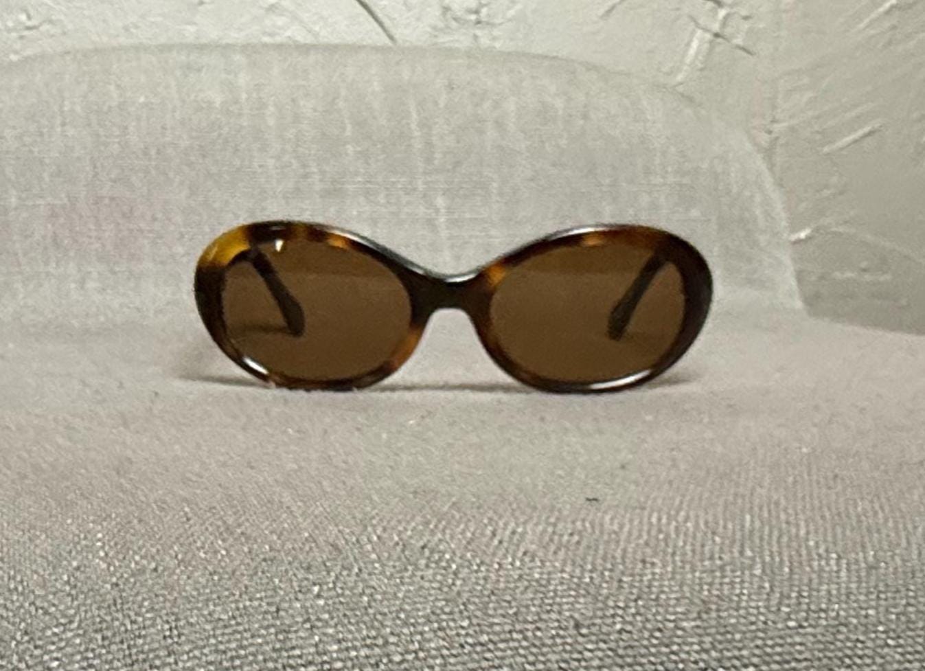 Calvin Klein Collection Sunglasses Amber Brown Rectangle Made in Italy 41S 2 125 Calvin Klein Made Italy - Etsy main image 3