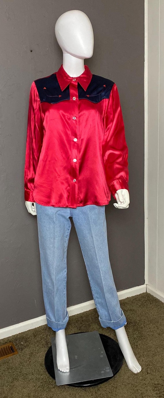 Satin western shirt - Gem