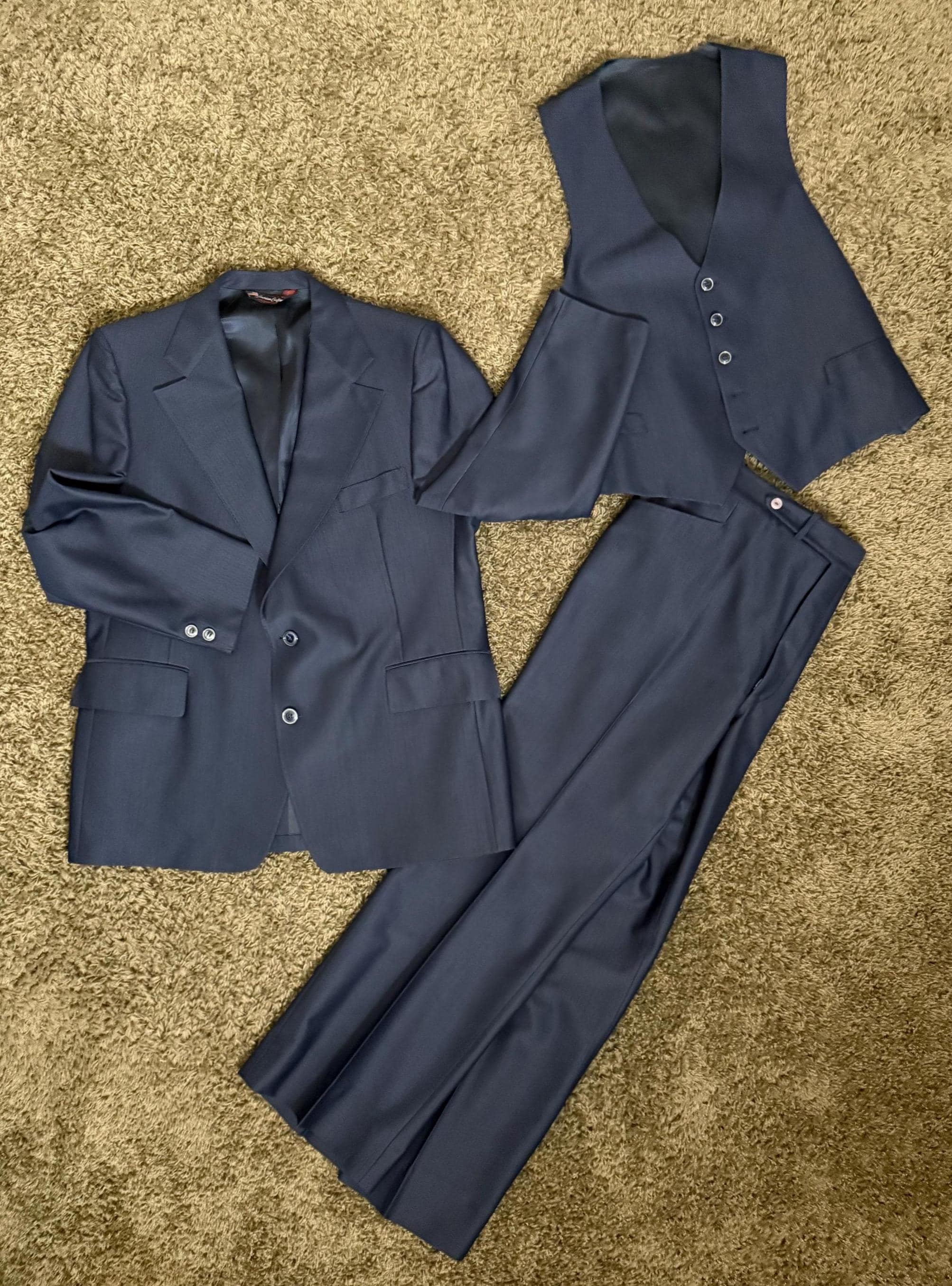 Vintage 70s Three Piece Suit - Etsy