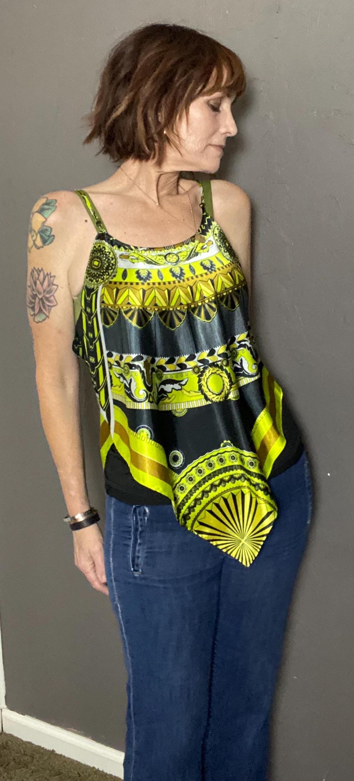 Y2k Satin Tank Top - Etsy